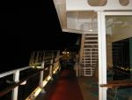 sthip deck at night